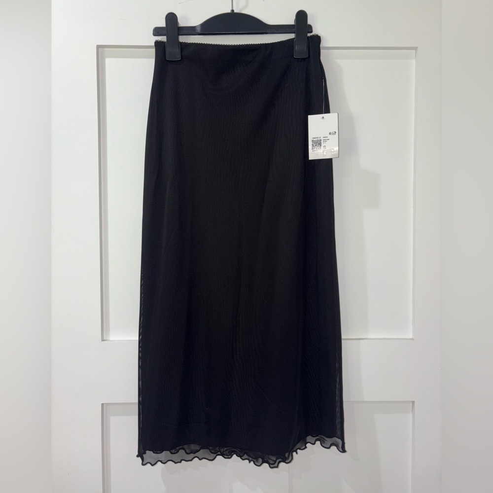 Black Midi Skirt